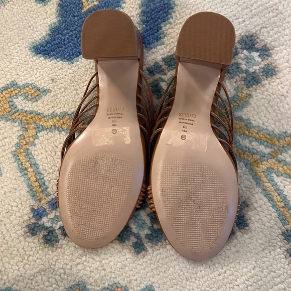 Schutz brown leather heel - Picture 6 of 9